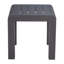 Table d'appoint carrée 23 po
