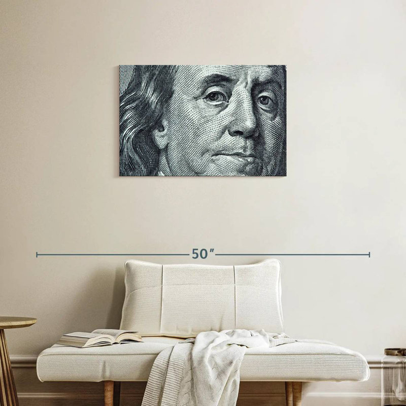 Leisha Benjamin Franklin, 20" H x 30" W