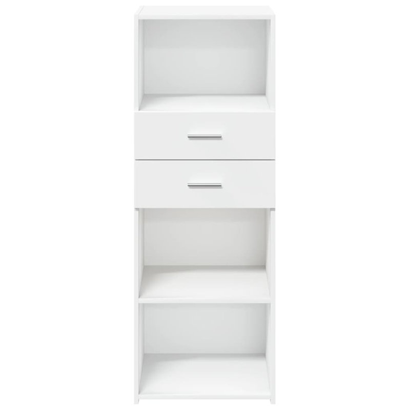 Shanesia 124 cm H x 45 cm W Bookcase, White