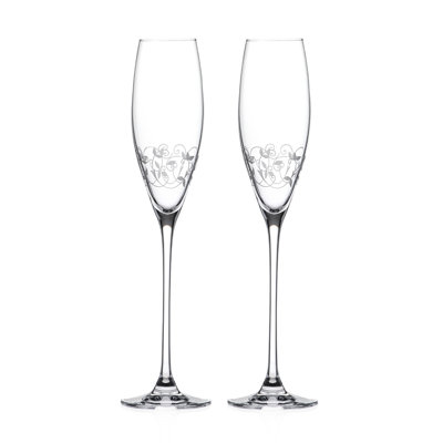 Arabesque 200ml Crystal Flute Set