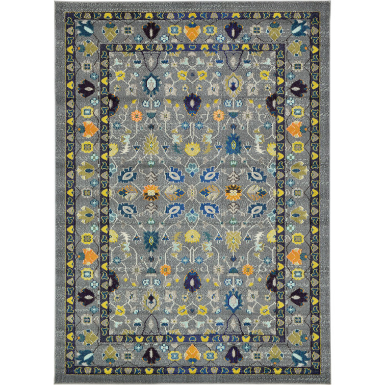 Eddins Washable Oriental Indoor Rug