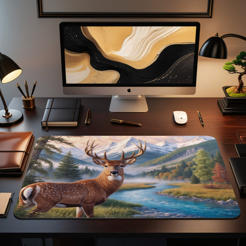 Polyester Desk Pad, 23.6x13.8