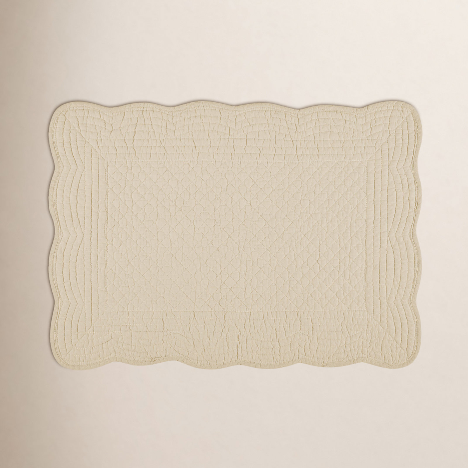 Grover Reversible Cotton Placemat, Flax