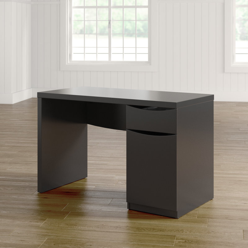 Credenza Desk, Black
