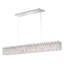 Sarella 11 Light 48in x 5.5in Rectangular Chandelier in Black with Clear Radiance Crystals-1303925006-1303925007
