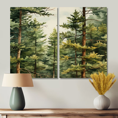 Pine Tree Symphony II - impressions sur toile traditionnelles