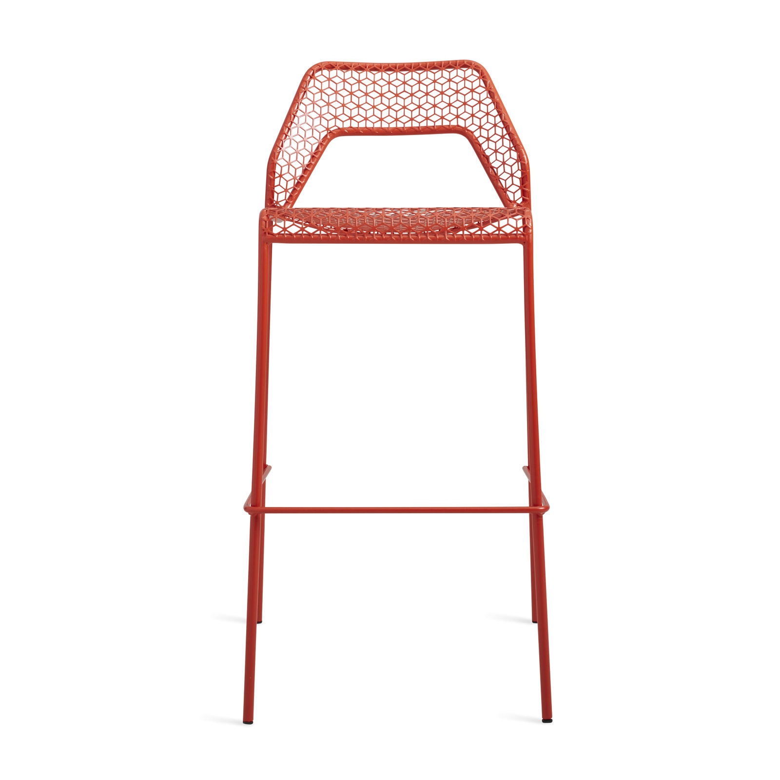 Hot Mesh Outdoor Bar Stool, Humble Red, Bar Stool (30.5" Seat Height)