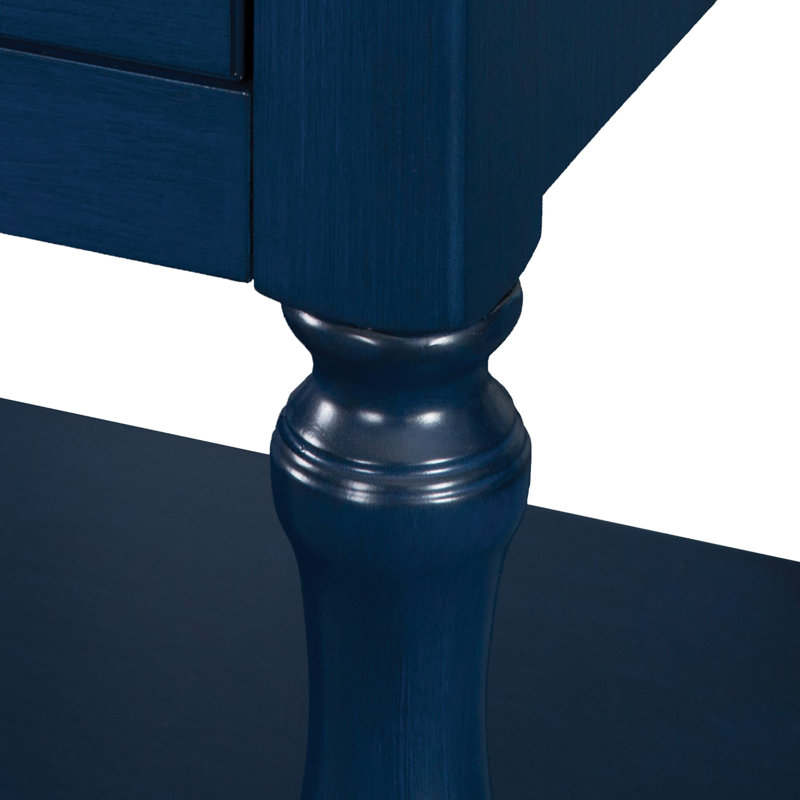 24'' Single Bathroom Vanity with Ceramic Top, Royal Blue