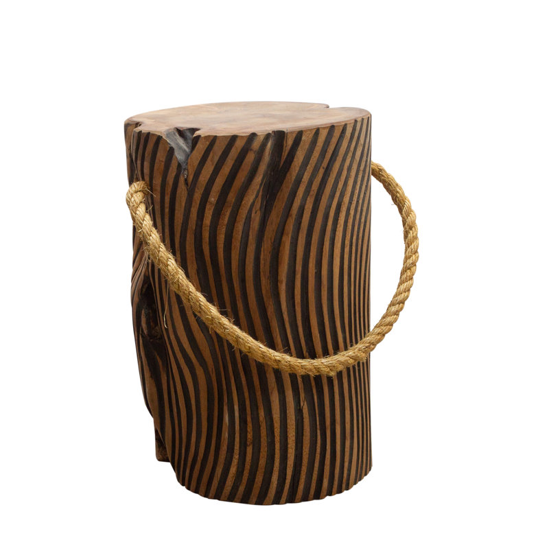 Dey Solid Wood Accent Stool