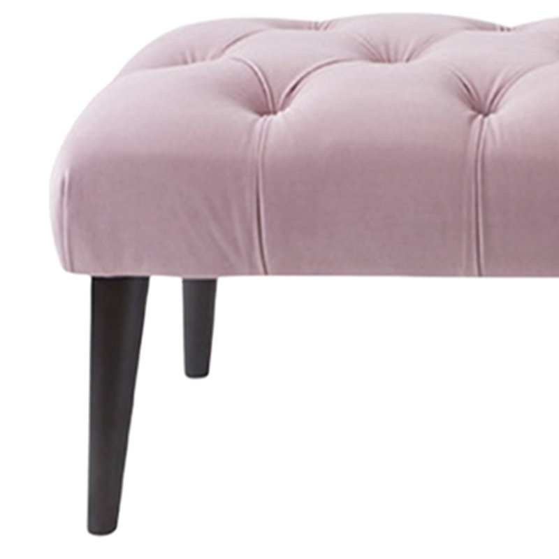 Boucle de banc de repos en tissu, Rose