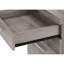 Classeur moderne avec roulettes, rangement, taupe, roulettes de style bureau, tiroirs, stratifié taupe,