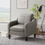 Mid-Century Accent Chair, Solid Wood Frame, Removable Cushions, Living Room Armchair-1157266862-1141156933