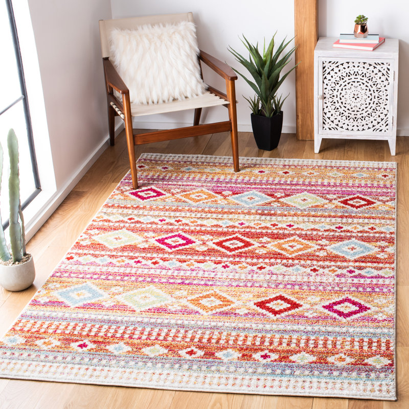 Tanksley Ikat Hand Woven Area Rug, Rectangle 155 x 229 cm