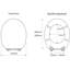 Buttermere Round Standard Toilet Seat