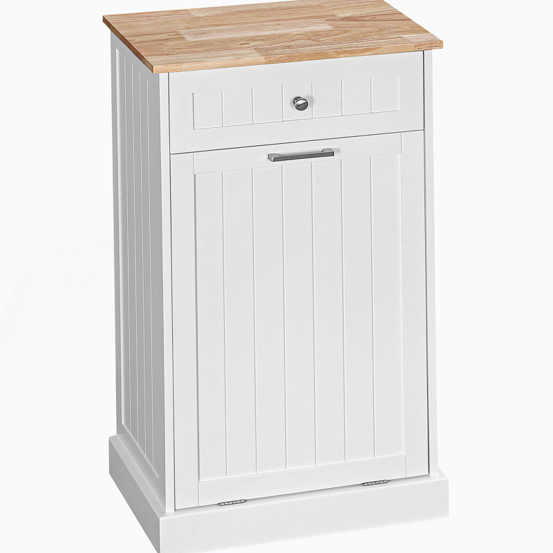 Poubelle de cuisine inclinable (blanc)