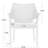 GREY PE WICKER STACKING ARMCHAIR,2PCS