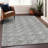Premium Machine Washable Prisco Gray Rug-1892337155