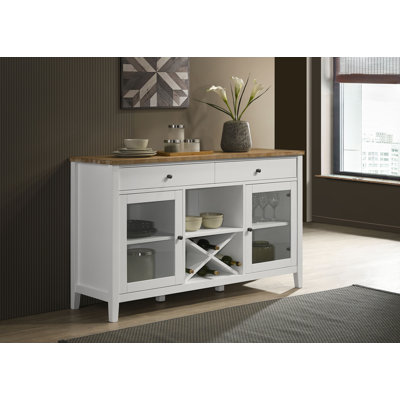 Caen 2-door Dining Sideboard Buffet Storage Cabinet White