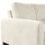 Canapé modulaire beige avec configuration en U et méridienne de rangement pour optimiser l'espace Lit escamotable conçu intelligemment