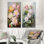 Lotus Exquis Bouquet - lot de 3 impressions murales en métal Lotus