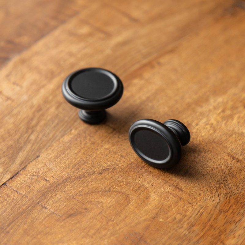Berkshire Oval Cabinet Knob, Matte Black