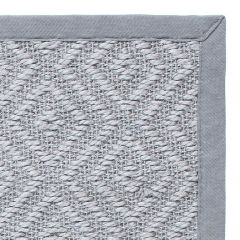 Tapis gris clair en jute / sisal Freitag, Carré 6 pi