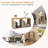 Bedside Table Set Of 2, Stackable Cube Storage Organizer With Anti-Tip Device