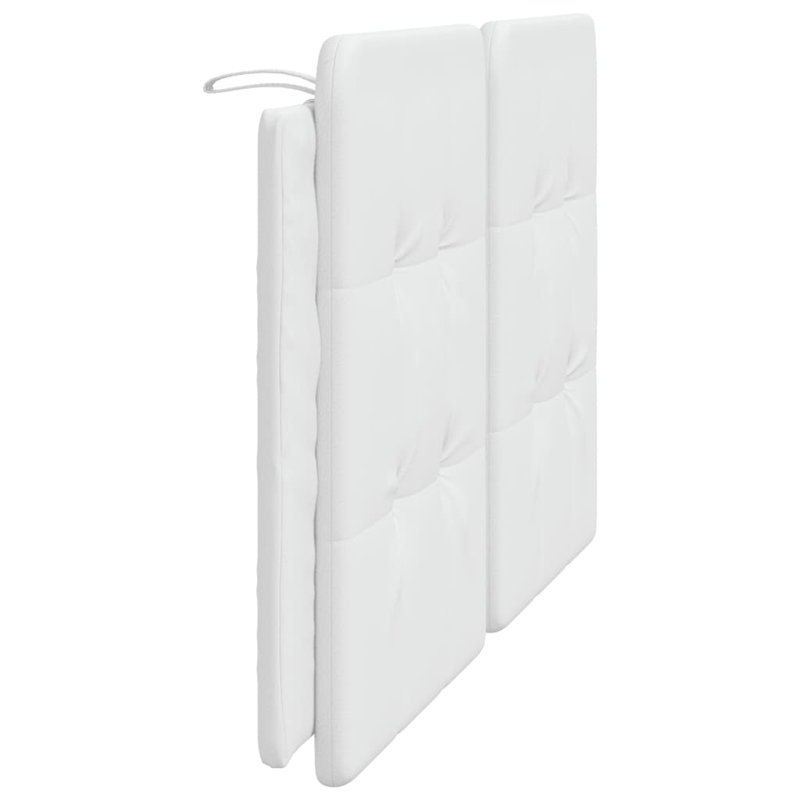 vidaXL Headboard Cushion White, Queen, White
