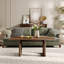  Table basse rectangulaire en bois 47,2 po Modern Farmhouse