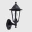 Mcmahan Matte Black Outdoor Wall Lantern-40684838