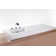 60" Cube Collection Lavatory with Left Basin, 4" Height 