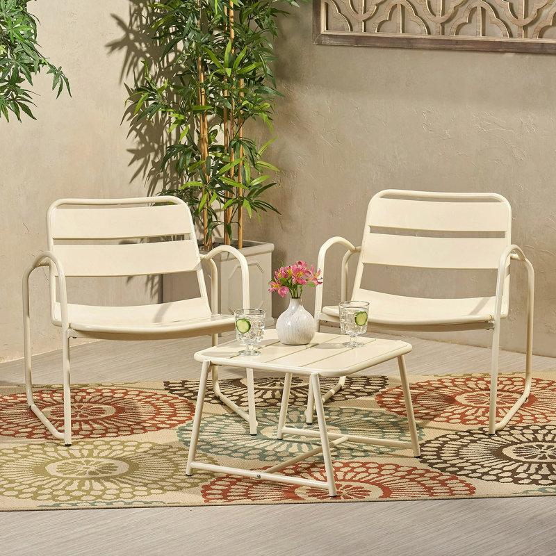 Ensemble de conversation Conrad, Blanc mat