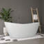 Baignoire de trempage autoportante en acrylique 71 po Fslefay