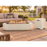 Oval Propane Fire Pit Table