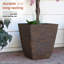 Ensemble de boîtes à fleurs 2 pièces-2137688231