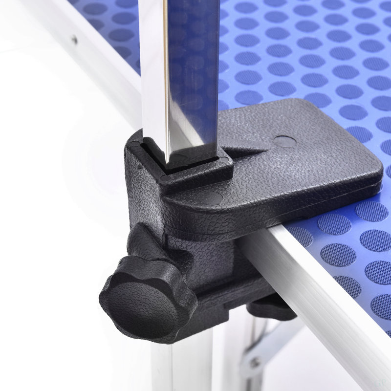 Grande table de toilettage pour chien et chat avec bras et pinces réglables Grande table de toilettage robuste pour animaux, 42 po / bleu