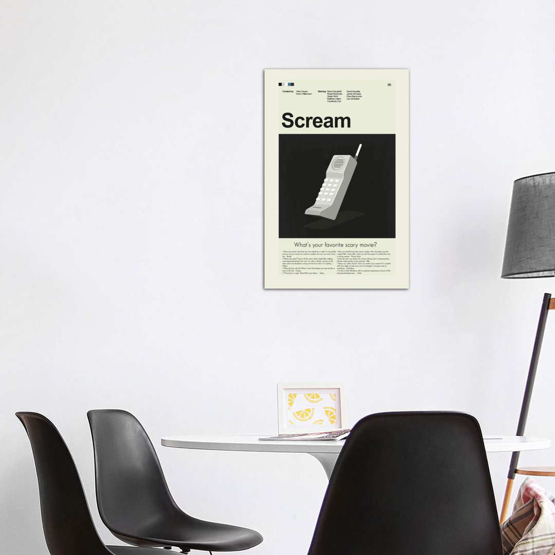 Leinwandbild Scream von Erin Hagerman