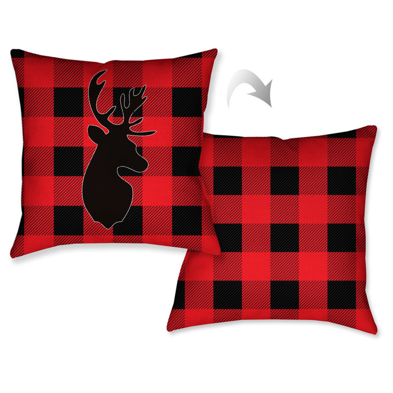 Buffalo Check Reversible Throw Pillow