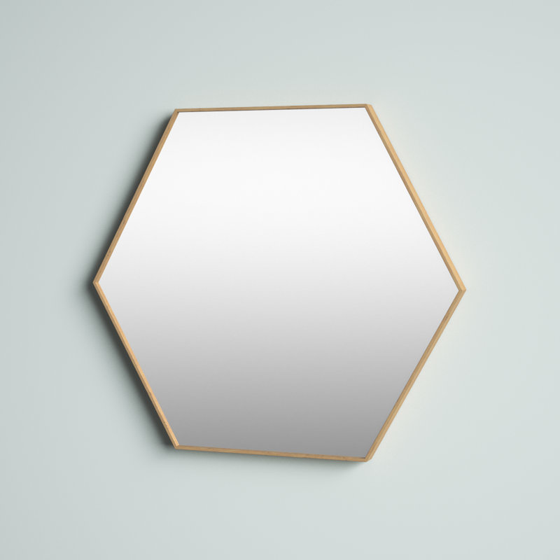 Miroir de salle de bain Jelezna, 34,75 po x 30,75 po