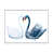 Cadre flottant blanc