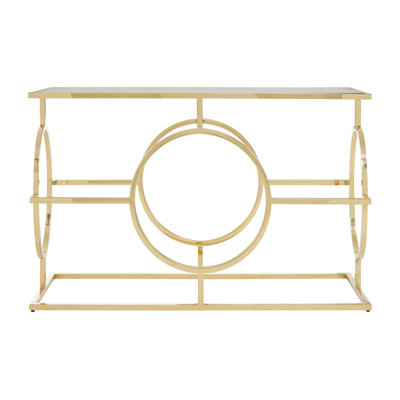 Palmilla 120cm Glass Top Console Table
