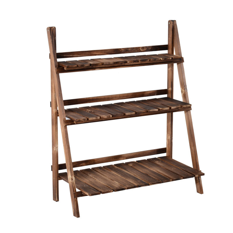 Plant Stand, 93cm H x 80cm W x 37cm D, Bronze