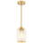Bette 1 - Light Modern Crystal Single Pendant Light With Adjustable Height-1553554983