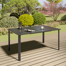 Table de salle à manger rectangulaire d'extérieur L 63 po x l 38 po