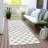 Machine Washable Indoor/Outdoor Xhevrie Gray Rug-2107573030