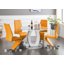 Scottsmoor Modern Halo Seat Round Dining Table Set - 4 Luxury Modern Dining Chairs-706364784-754271343-754271346