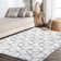 Amuda Blocks Modern Geometric White/Gray Rug