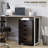 5 Drawer File Cabinet Storage Organizer Filing Cabinet With Nordic Minimalist Modern Style & Wheels, Brown