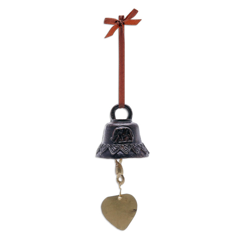 Emersynn Weather Resistant Metal Abstract Bell