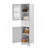 Tall Bathroom Cabinet, Freestanding Storage Cabinet With Drawer And Doors, MDF Board, Acrylic Door, Adjustable Shelf, White-1234957295